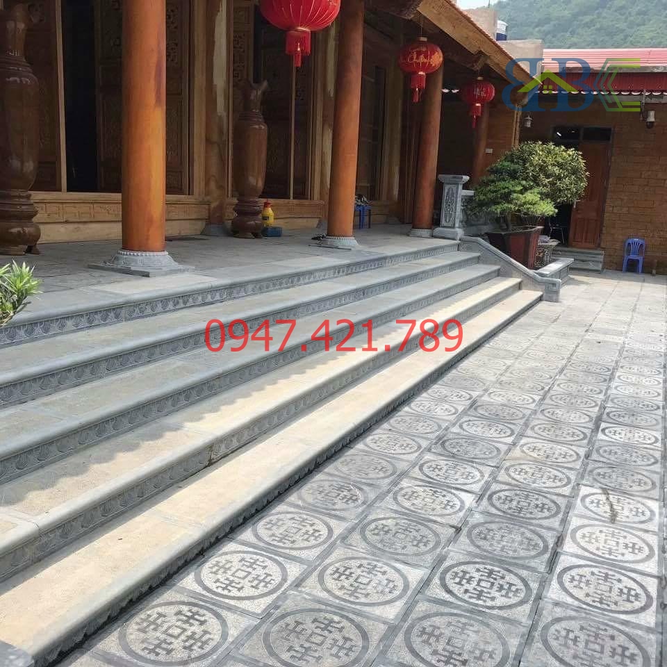 Đá xanh đen Thanh Hóa khắc đồng xu - Lựa chọn hoàn hảo cho khu vực tâm linh