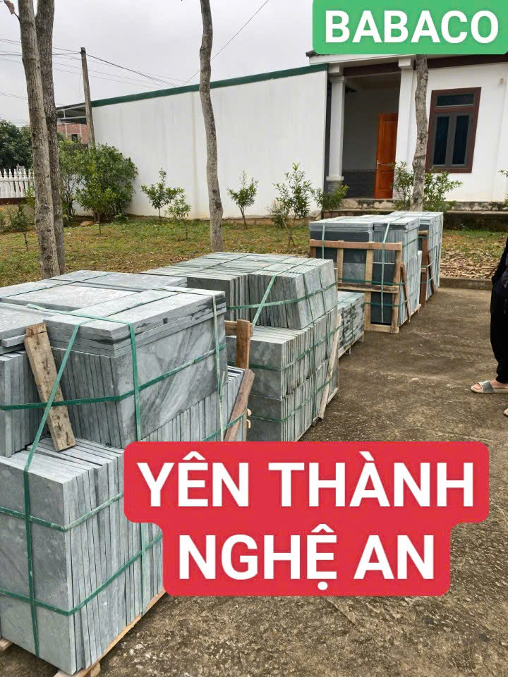xanh đen mài không viền