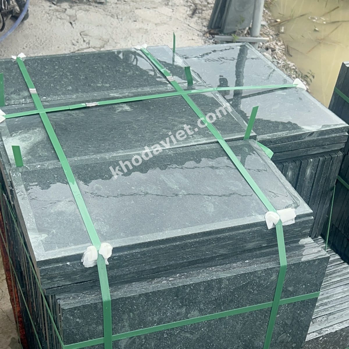 Đá Xanh Rêu Mài Hone Cà Viền