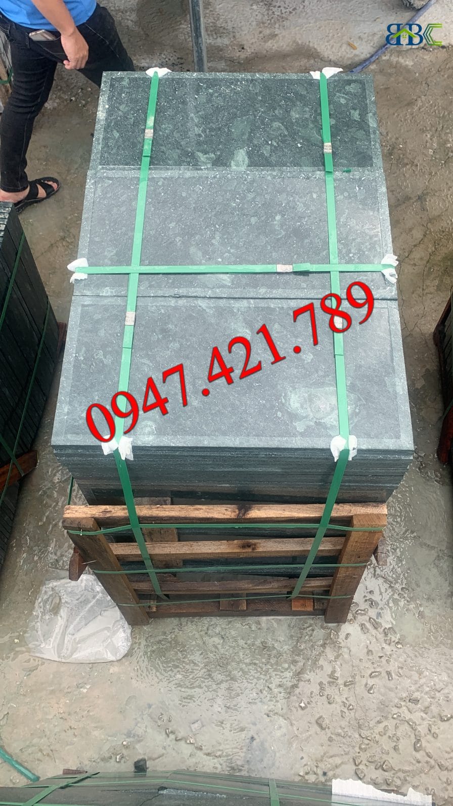 Đá Xanh Rêu Có Viền