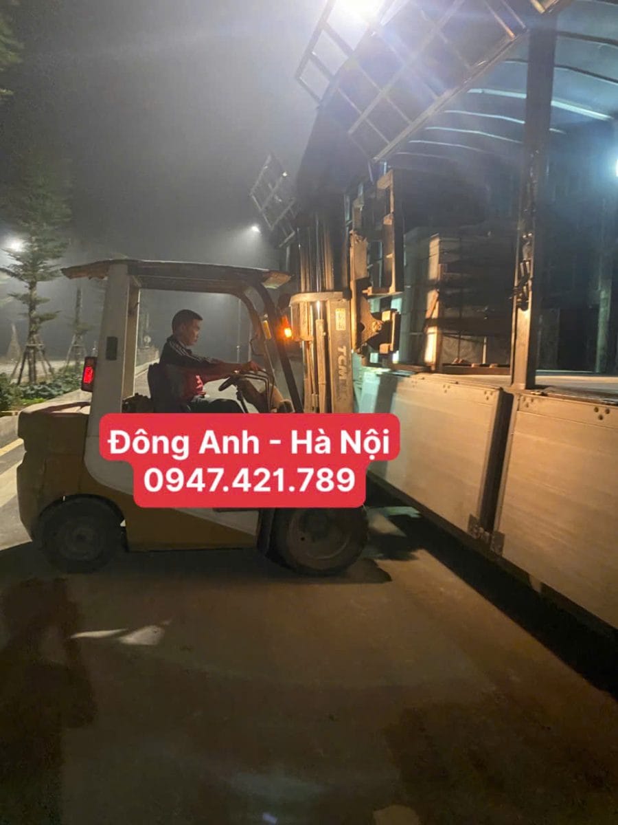 Đá xanh đen khắc hoa văn vận chuyển về Đông Anh-Hà Nội