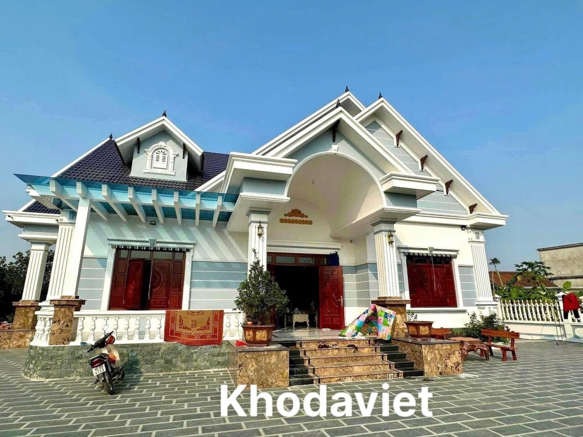 Top 5 Phong Cách Nhà Đẹp Lát Sân Bằng Đá Xanh Thanh Hoá