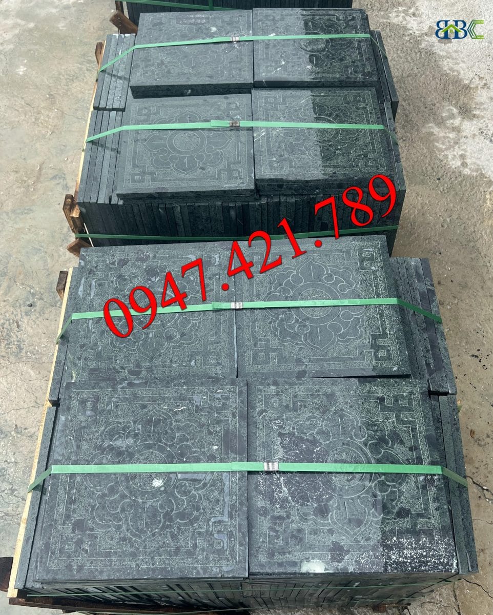 Ý nghĩa phong thủy của hoa văn trên đá xanh Thanh Hóa cho công trình tâm linh