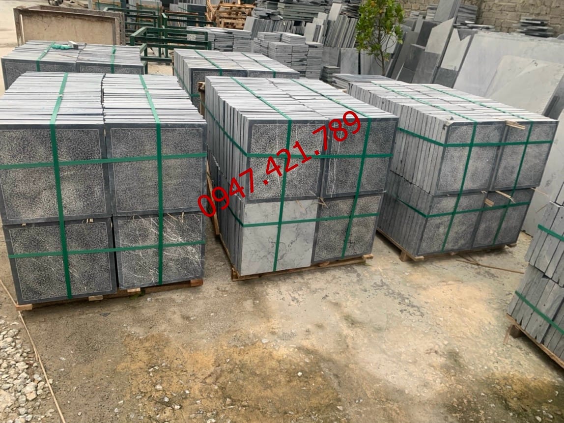 Đá xanh đen Thanh Hóa loại 1 cho sân vườn