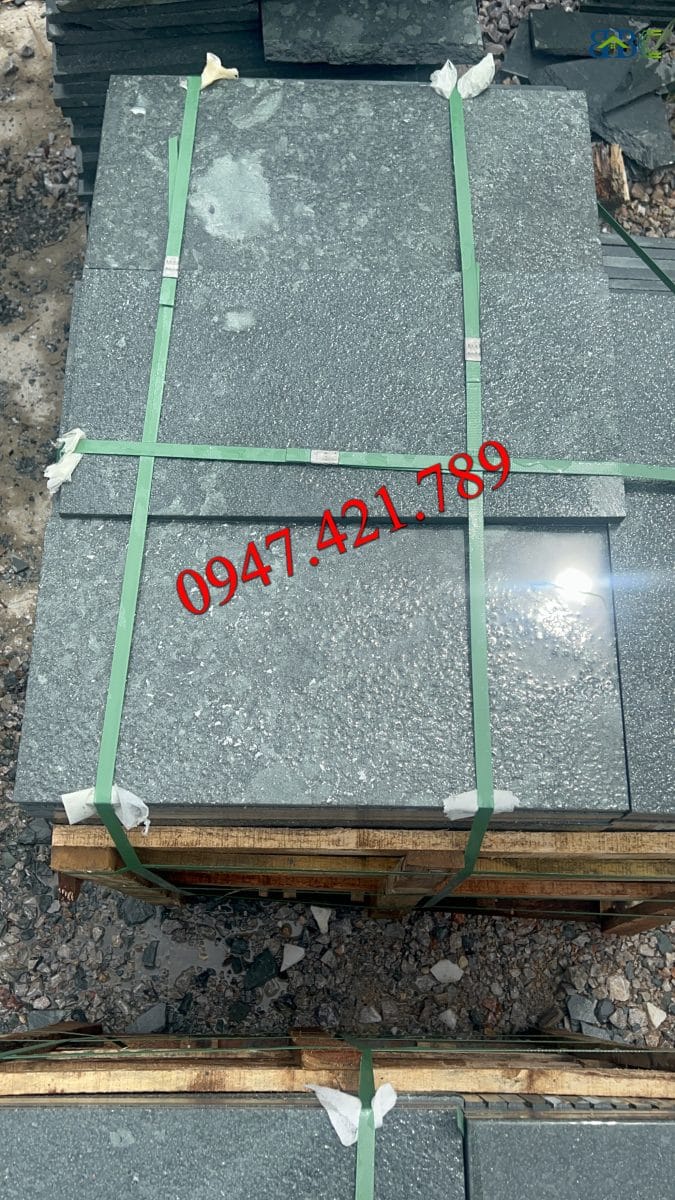 Đá Xanh Rêu Băm Mặt Sắc Nét