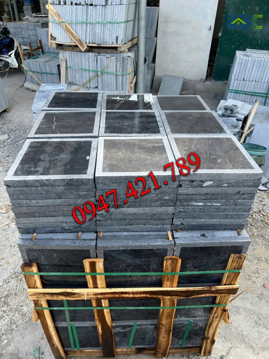 Đá Xanh Đen Mài Cà Viền – Lựa Chọn Tinh Tế Tạo Điểm Nhấn Cho Sân Vườn Biệt Thự