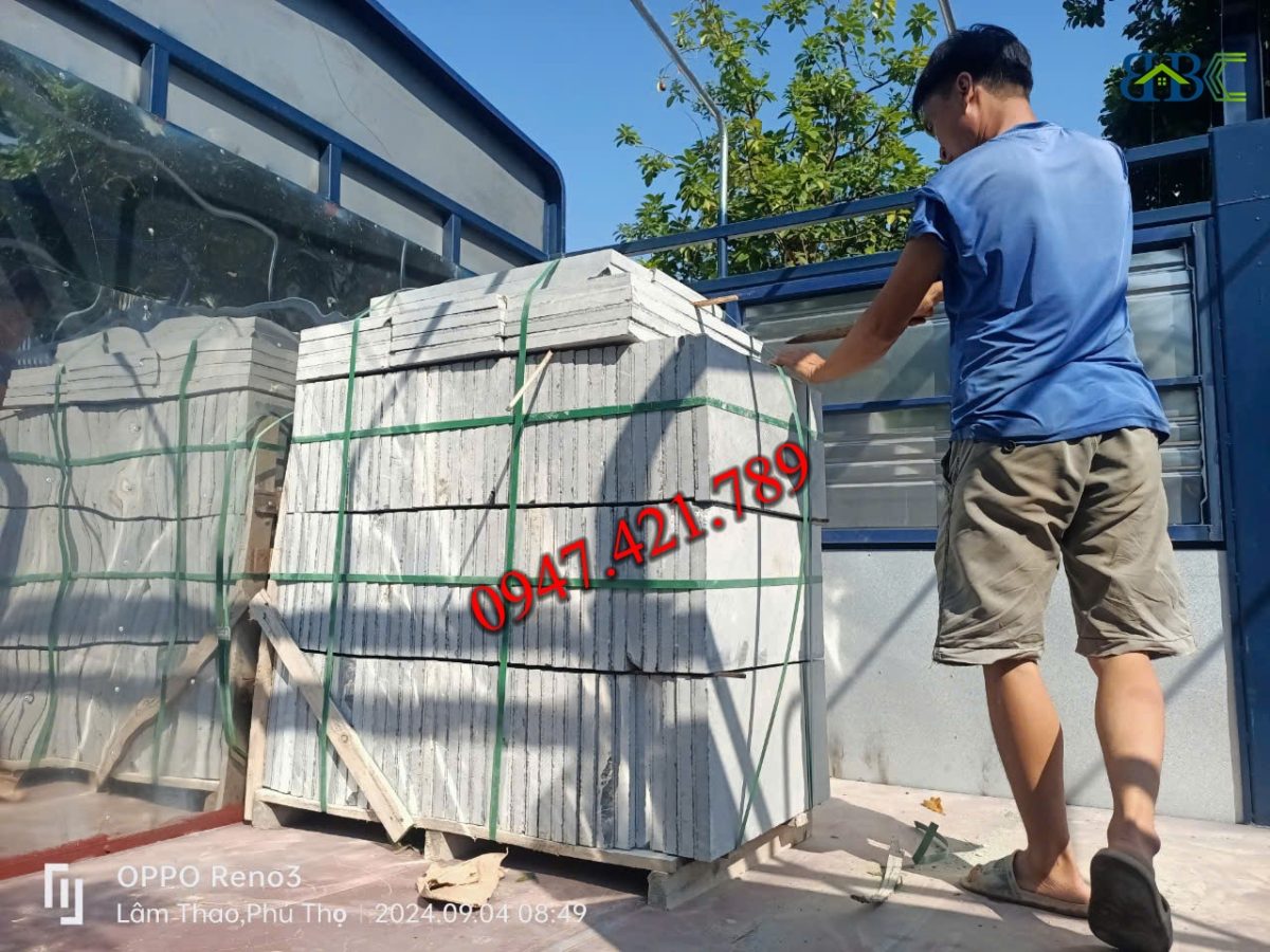 Mẫu đá xanh đen băm nhám