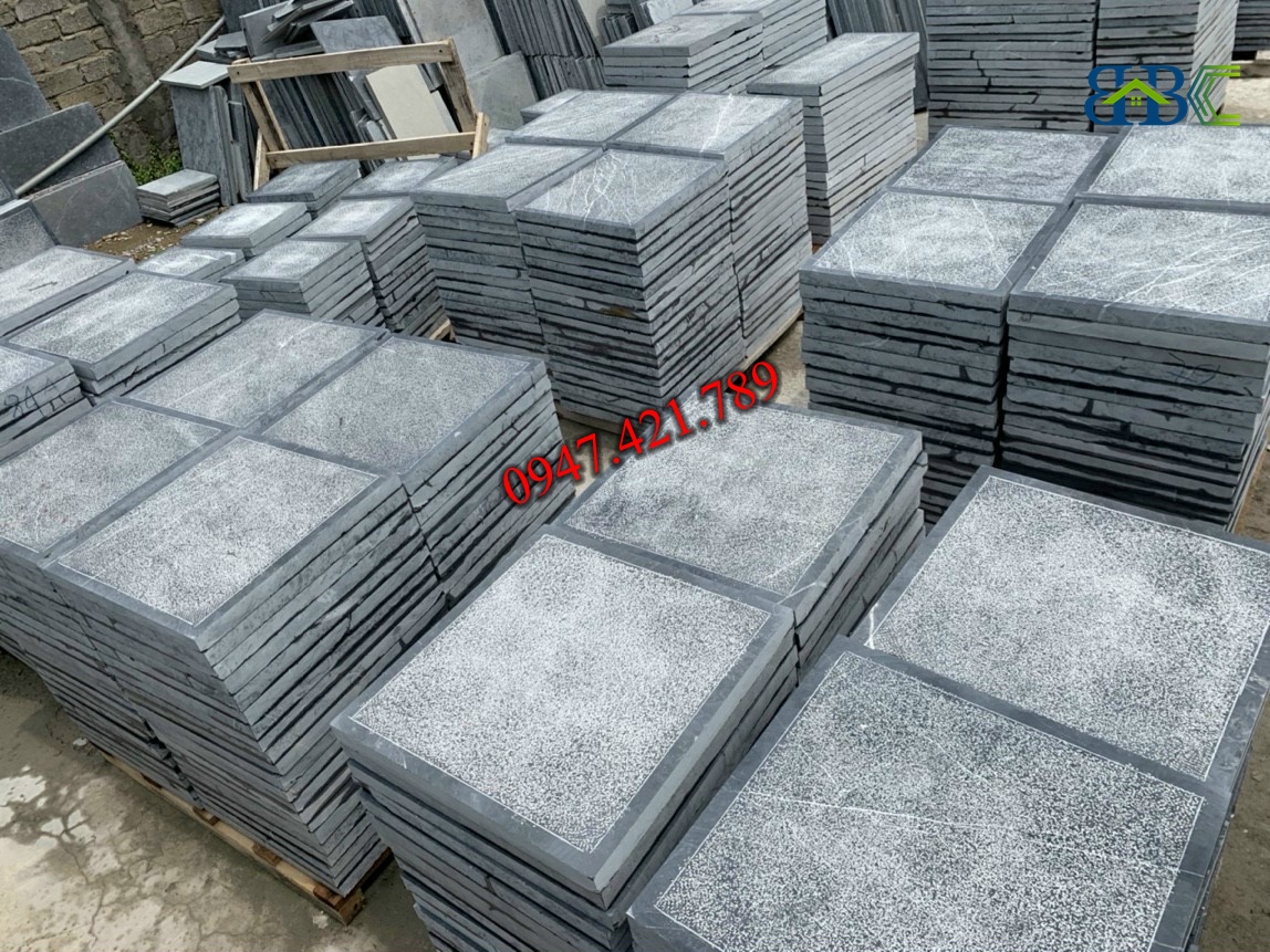 Bí Quyết Nâng Tầm Không Gian Với Đá Xanh Đen Băm Nhám Cà Viền Lát Sân