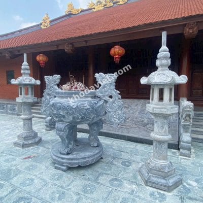 đá xanh rêu hoa văn
