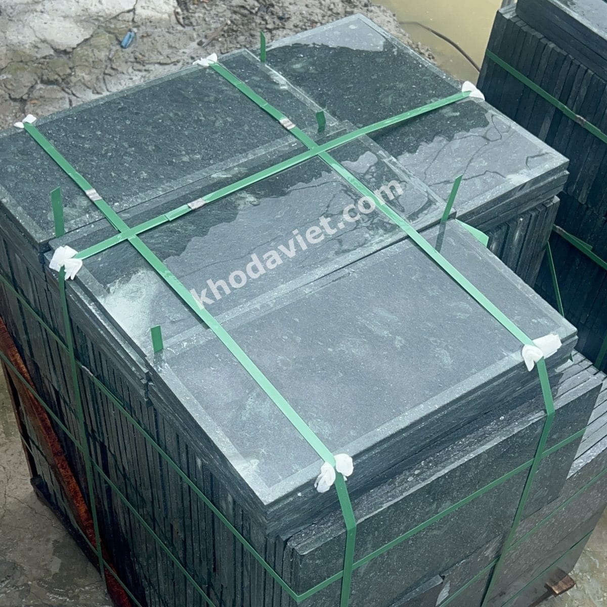 Đá Xanh Rêu Mài Hone Cà Viền